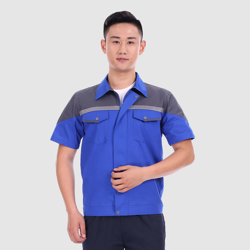 夏季工作服7701宝蓝_