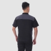 夏季工作服9801黑灰_