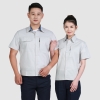 夏季工作服98002防静电浅灰_