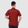 夏季工作服7710尖刀夏深红_